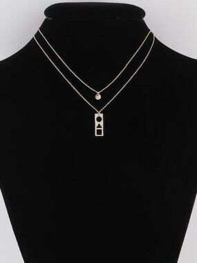 Inverted Shape Pendant Necklace